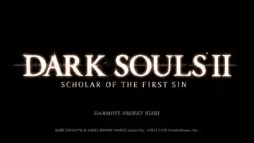 Dark Souls II - Scholar of the First Sin (USA) (DLC) screen shot title